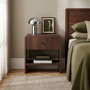 Nordure Mesita de Noche Milano Walnut